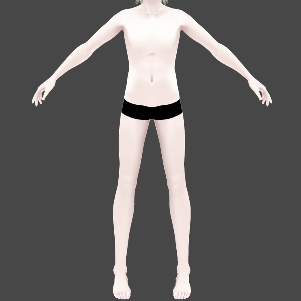 VRoid男性ドールモデル