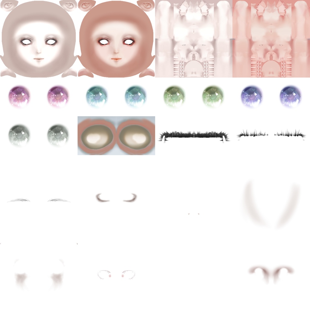 VRoid男性ドールモデル