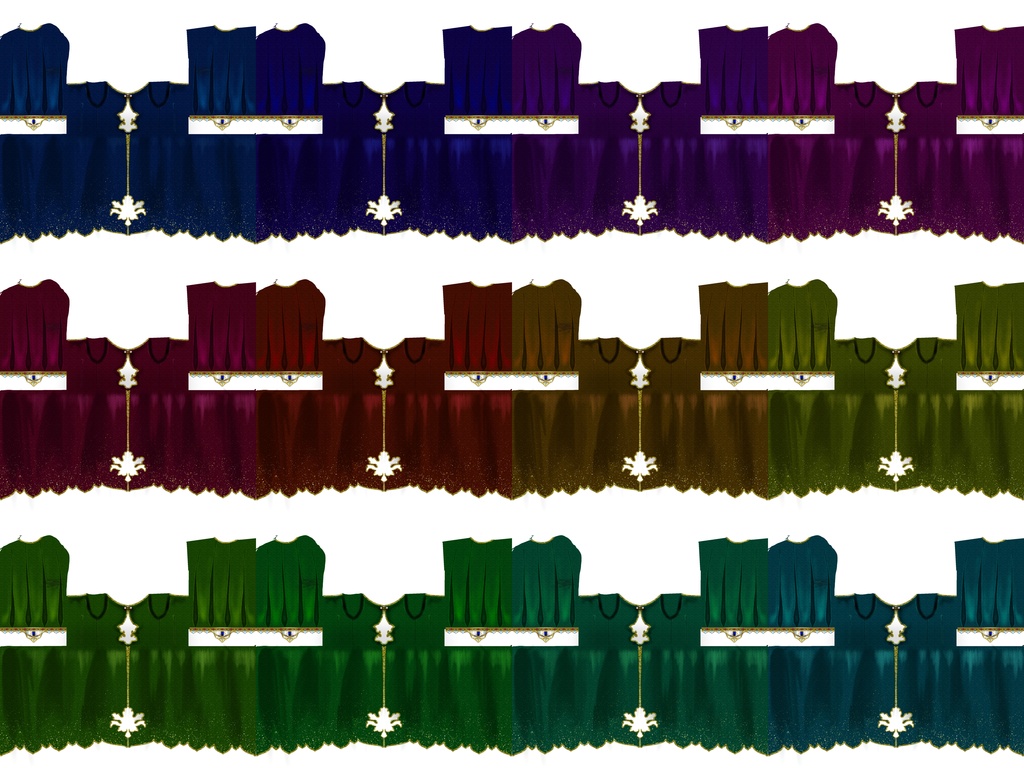 ラティスドレス色替えセット