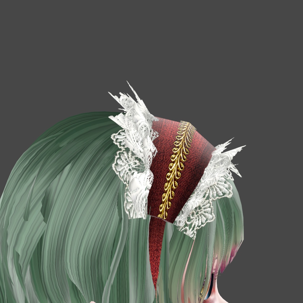 ふわふわヘッドドレス