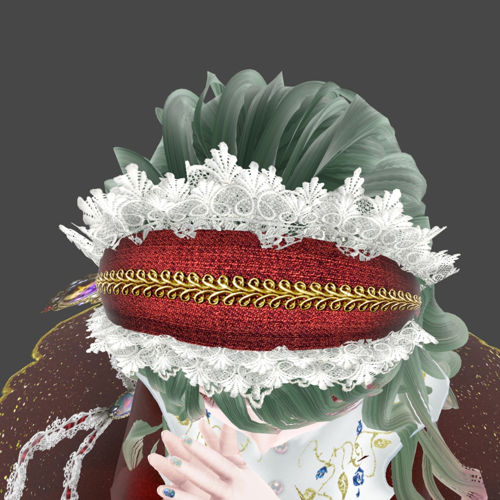 ふわふわヘッドドレス