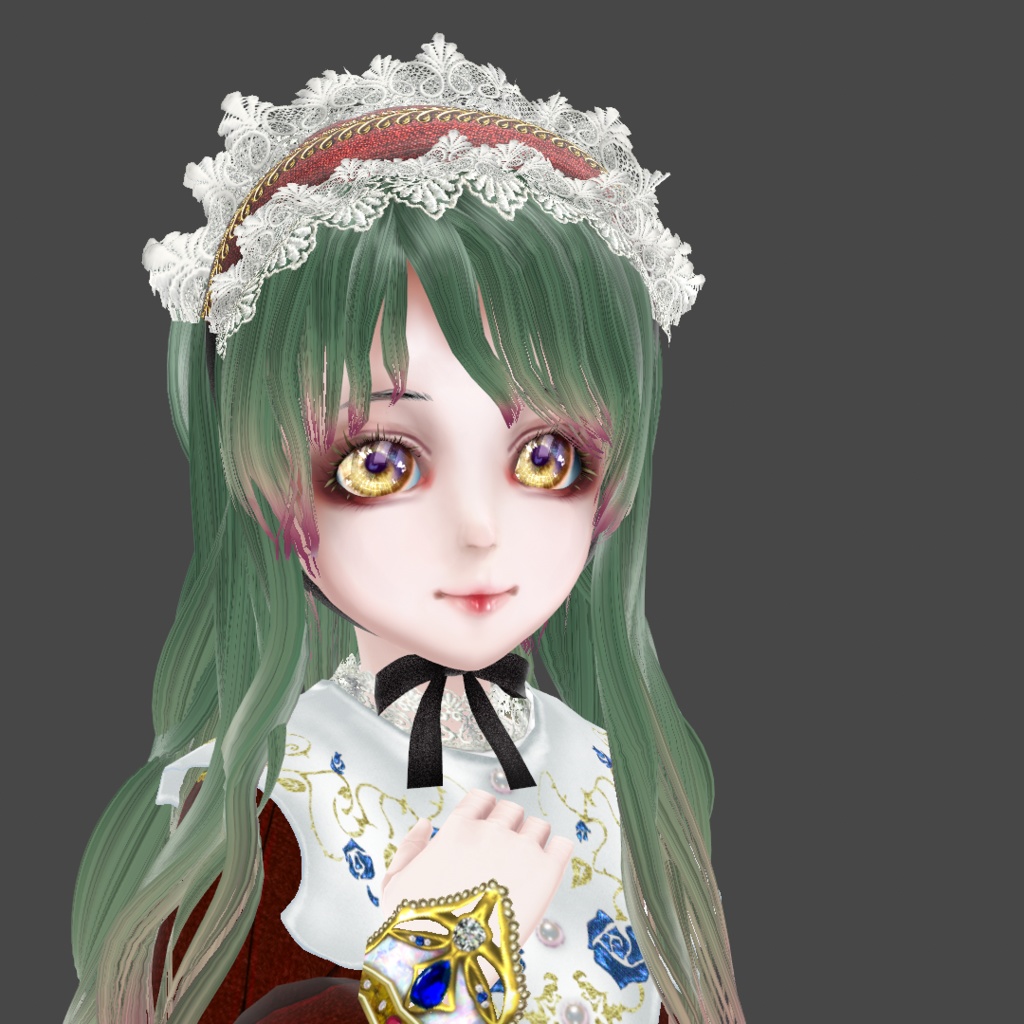 ふわふわヘッドドレス