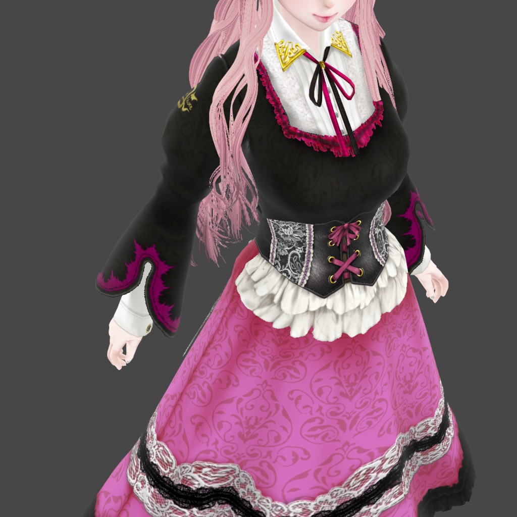 地雷ドールメイド服