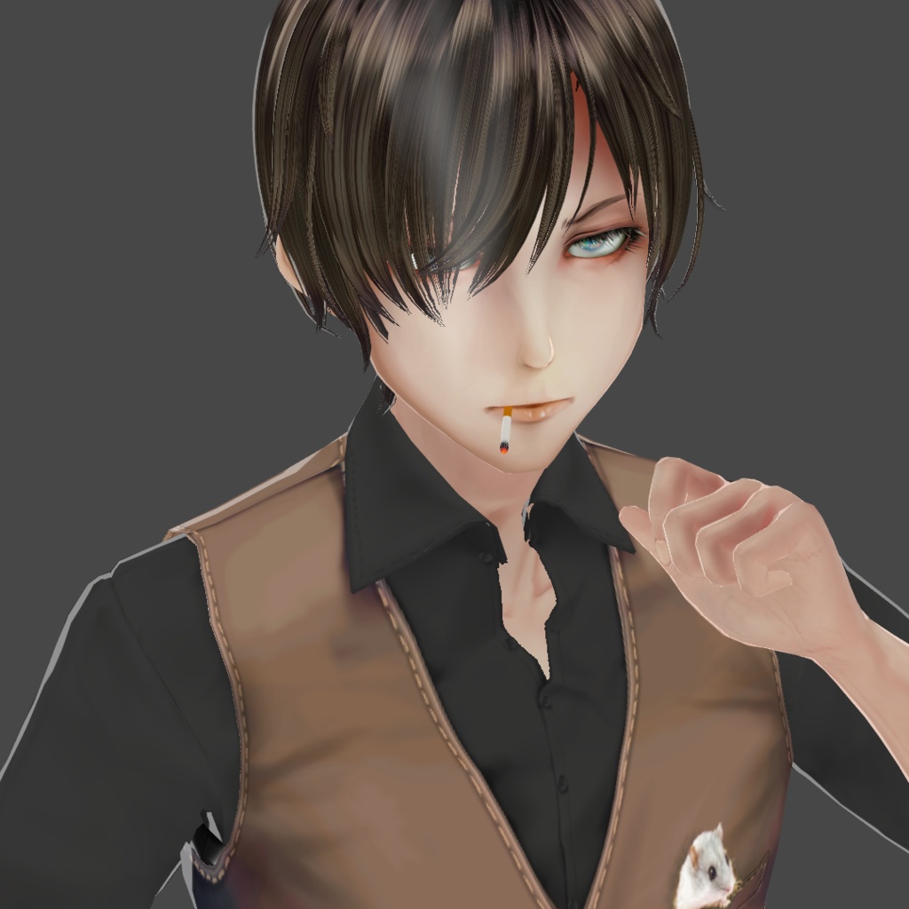 ジレーシャツセット