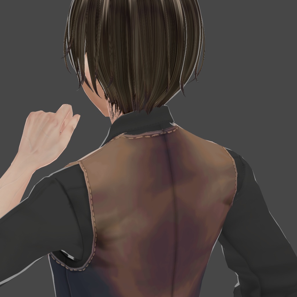 ジレーシャツセット