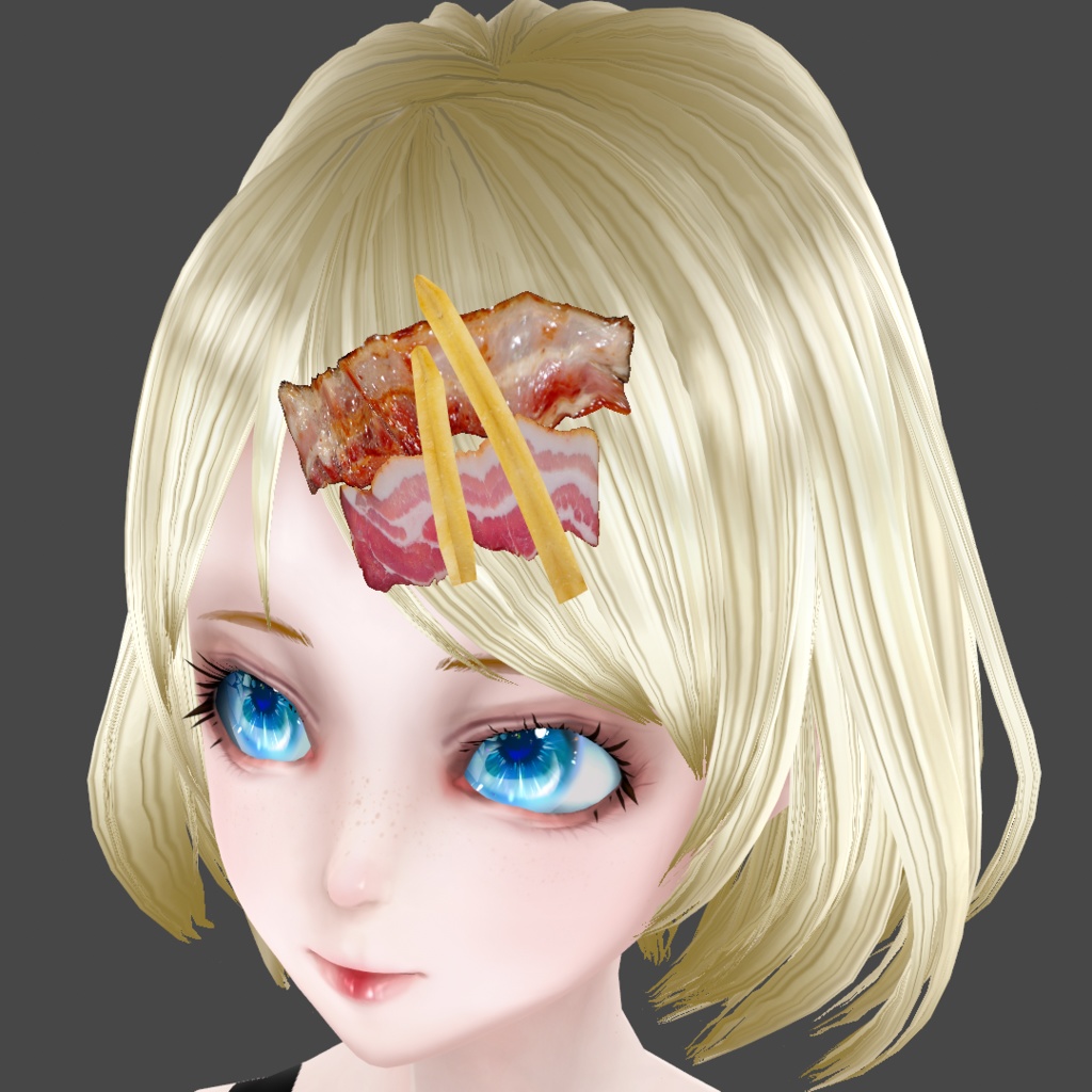 フライドポテト髪テクスチャ