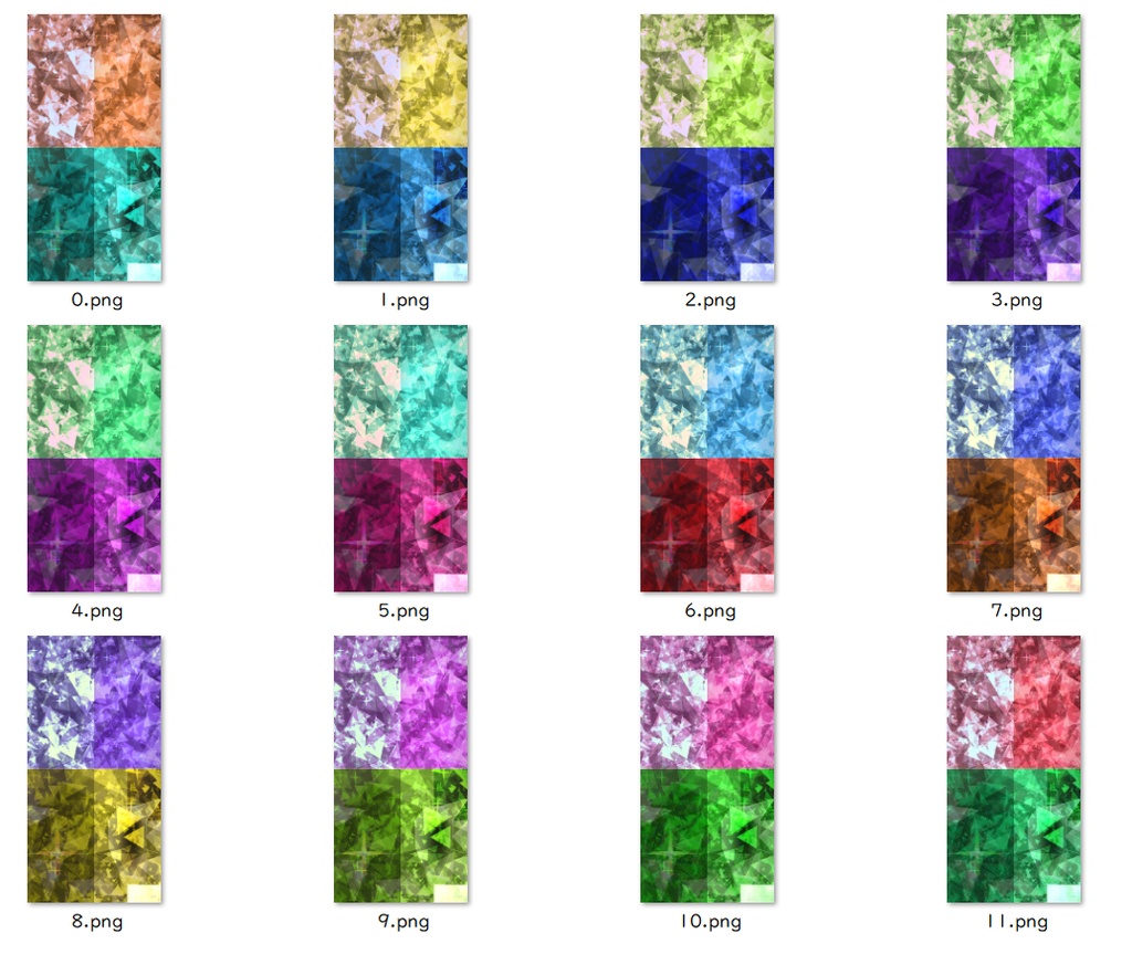 髪の毛製立体ピアス002