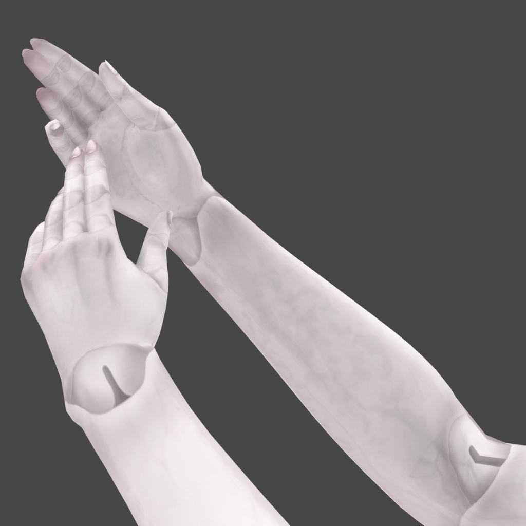 ドールボディーアルビノ肌