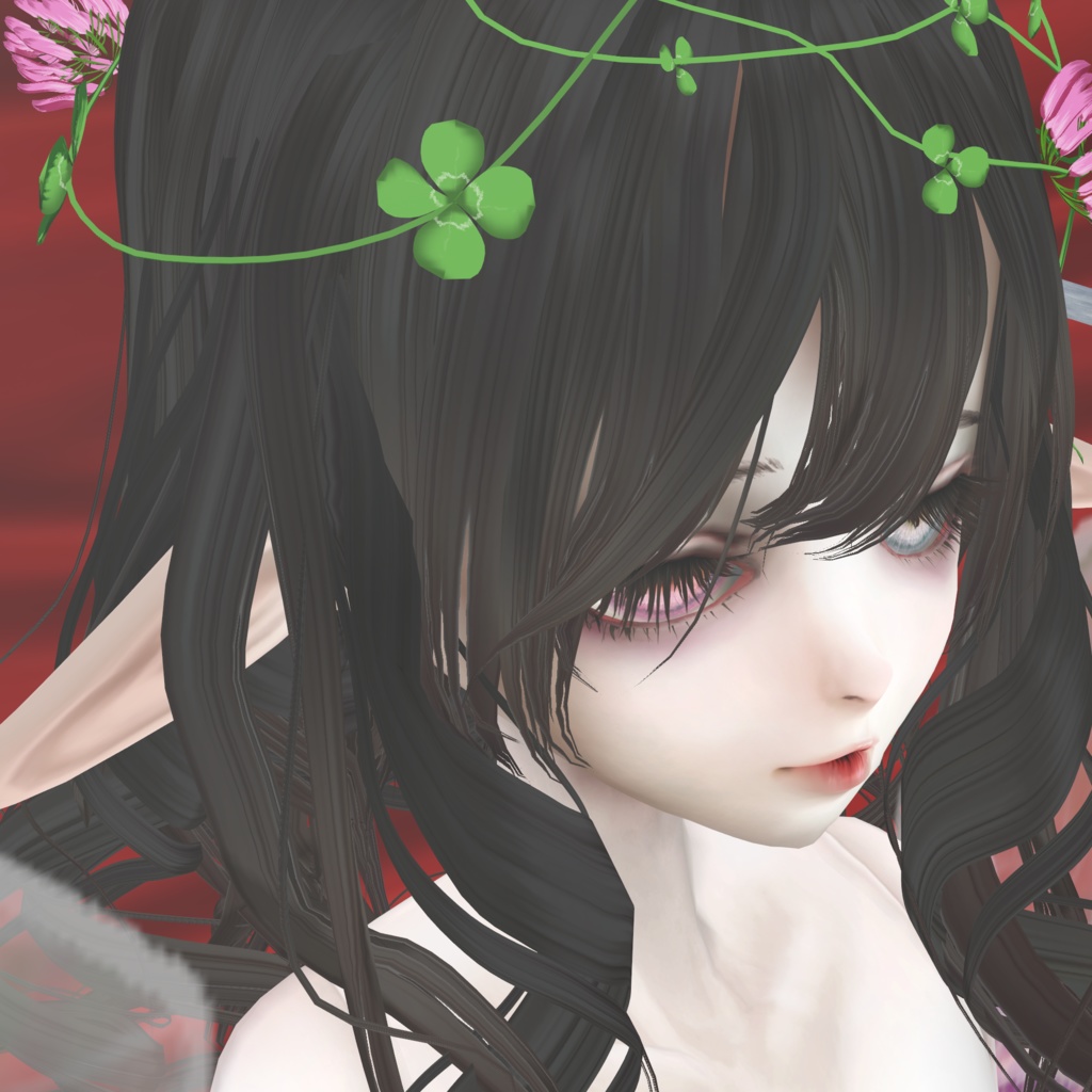 展翅の小妖精002【エボニー】 VRC