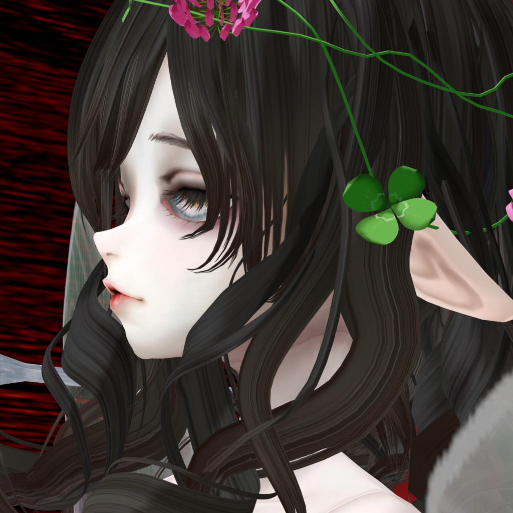 展翅の小妖精002【エボニー】 VRC