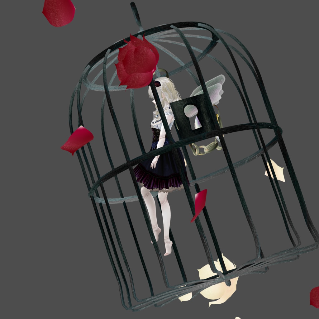 篭入り小妖精001【スノー】