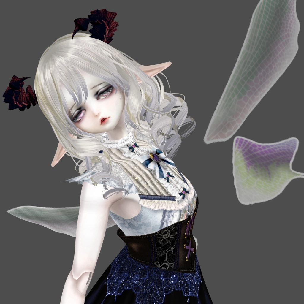 篭入り小妖精001【スノー】