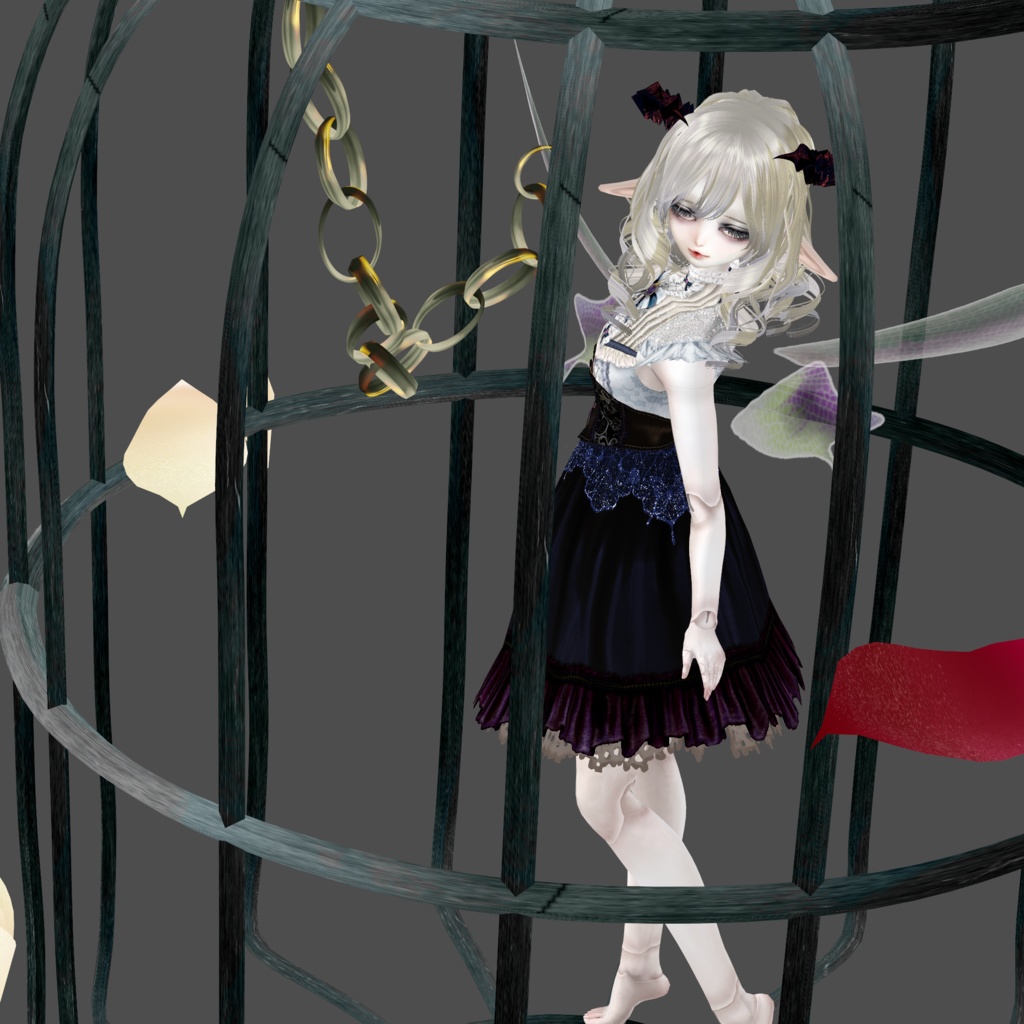 篭入り小妖精001【スノー】