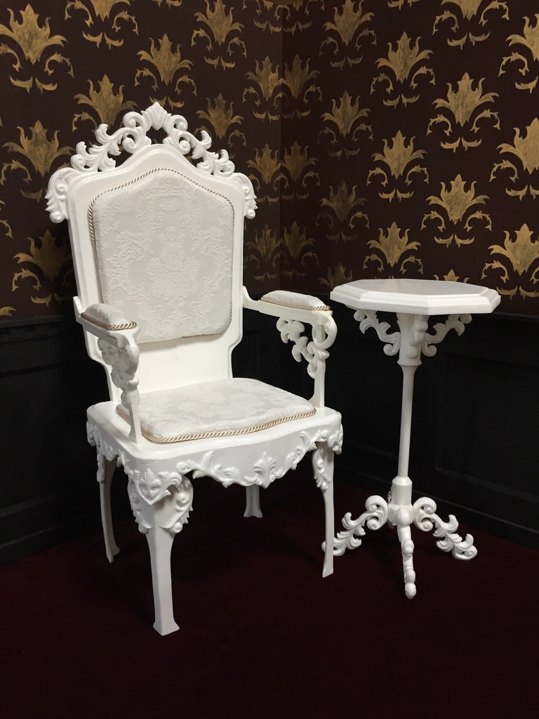 ゴシックチェアー スペシャルホワイト