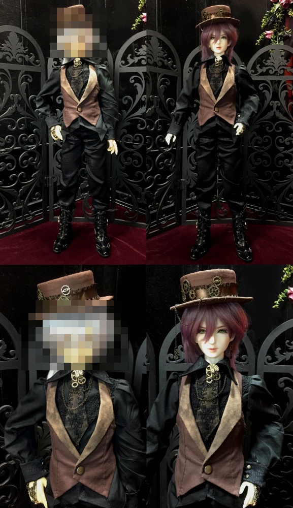 スチパン風ドレスセット♂　SD13男の子サイズ　再販