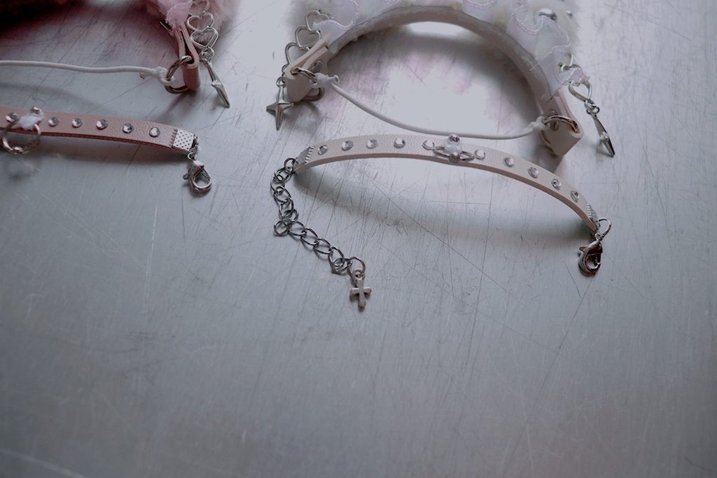 meow head band & be longs choker