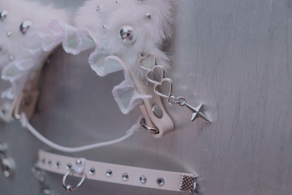 meow head band & be longs choker