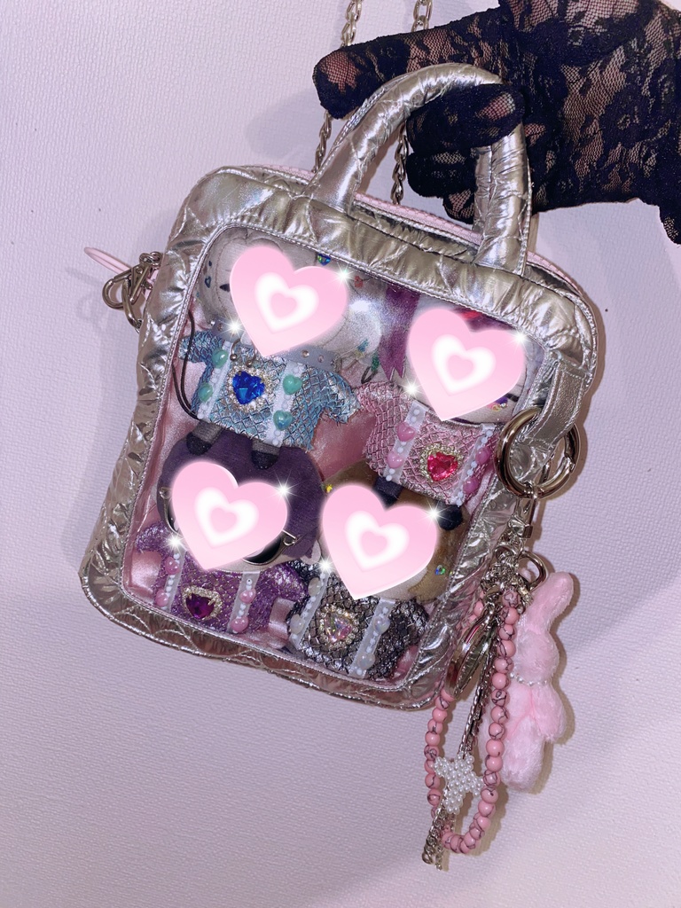 【お試し価格】square metallic NUI bag【受注】