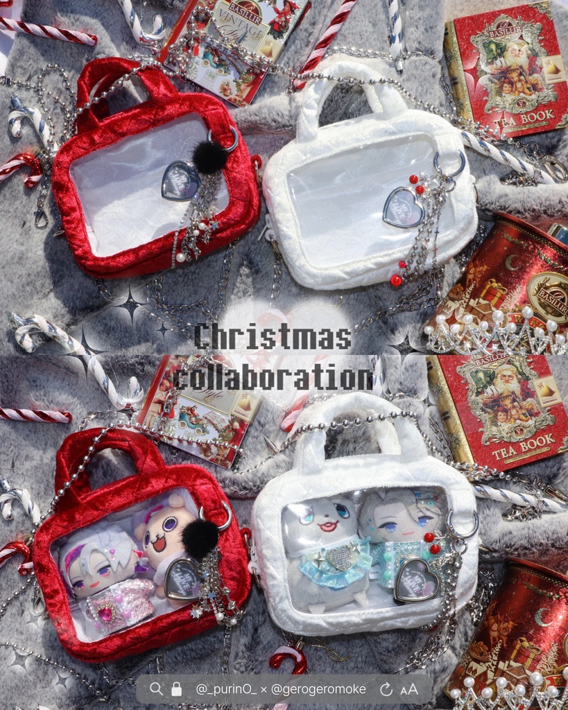 【 collaboration 】quilting 2nui bag 🎅🏻❄️