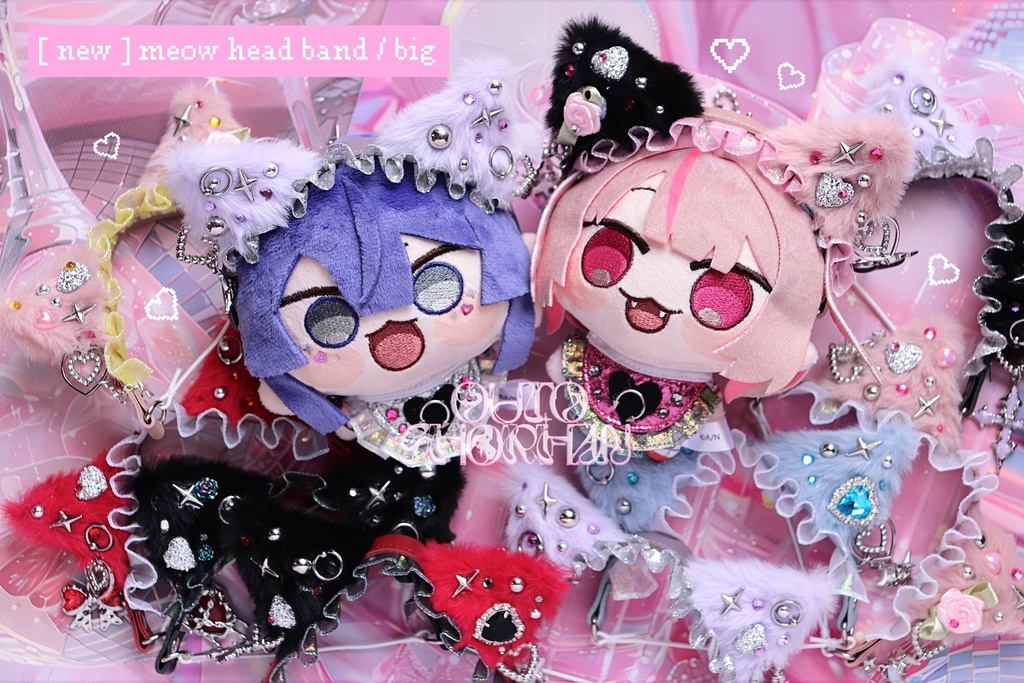 meow head band ( big )