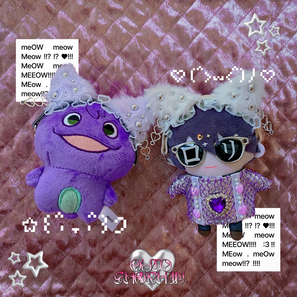 meow head band & be longs choker ( new color )