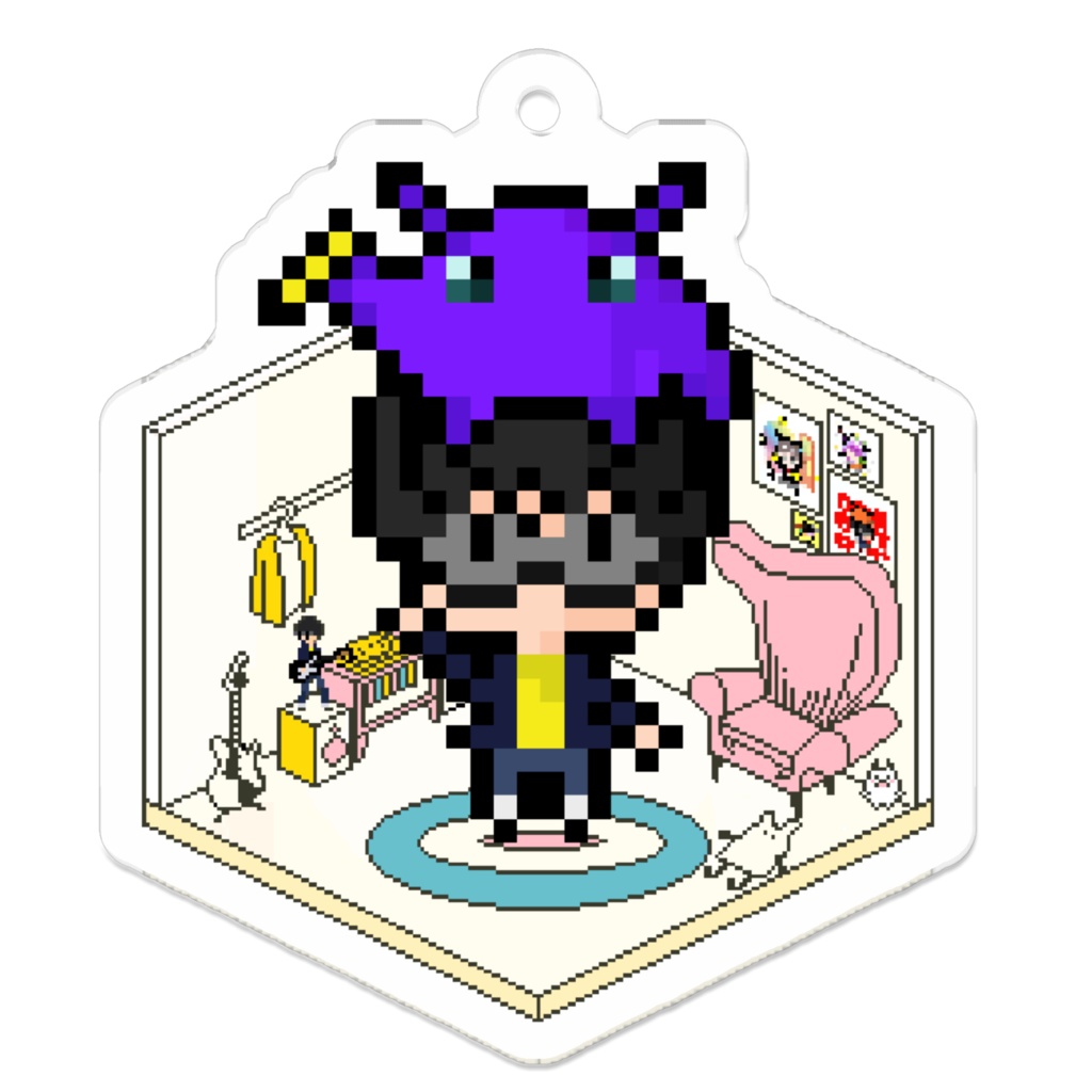 オリギフデザインアクキー