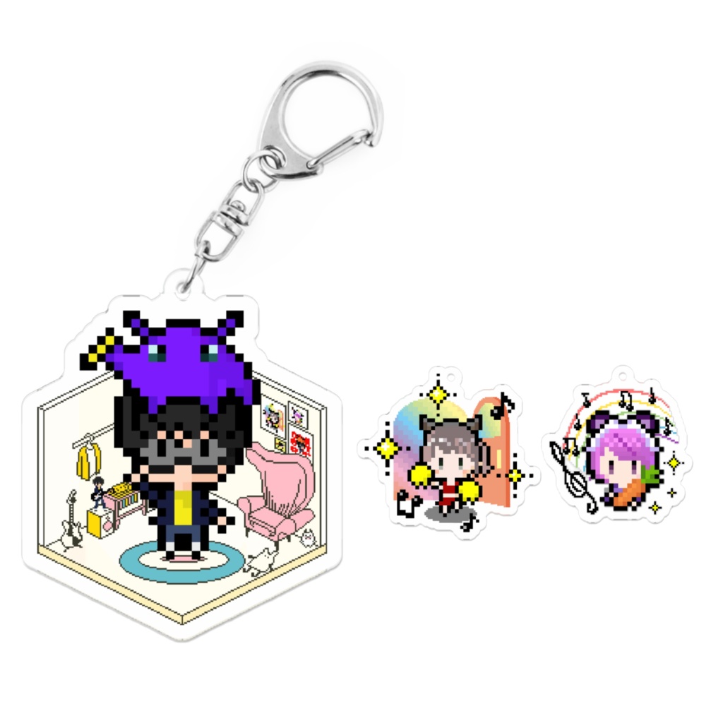 オリギフデザインアクキー