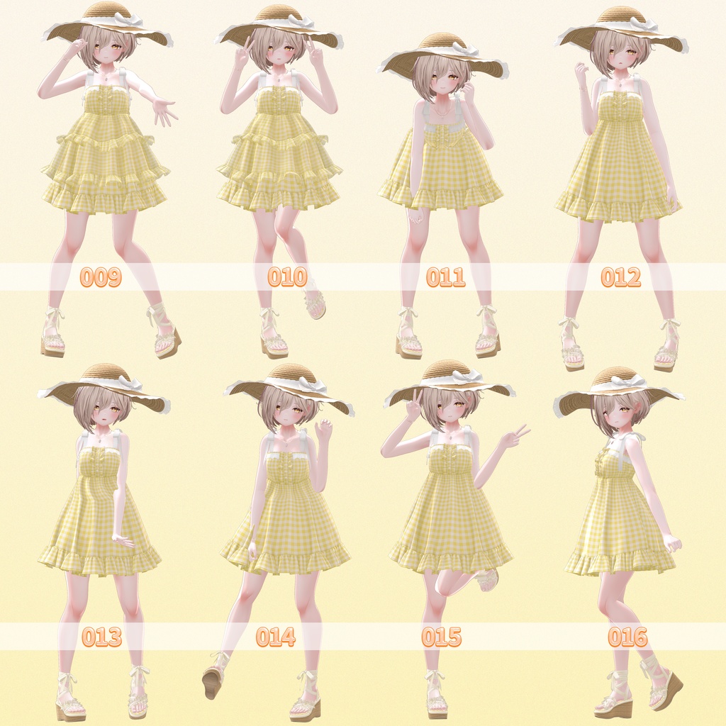 【30種類】Honey Pot Pose Set Vol.1 【AvatarPoseLibrary (APL) 対応】【おはついポーズ】