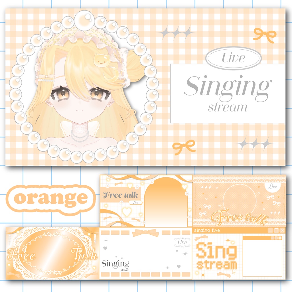 【サムネイルセット】ガーリーでkawaii🎀【カラバリ13種】