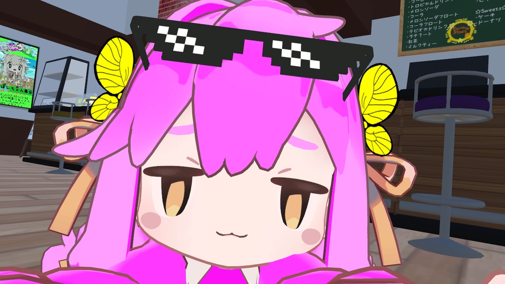 ちょうちょの髪飾り