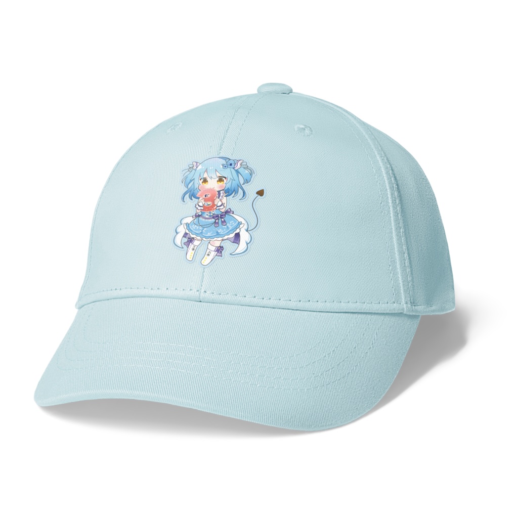 風渚こあ3周年記念グッズ：帽子-ライトブルー