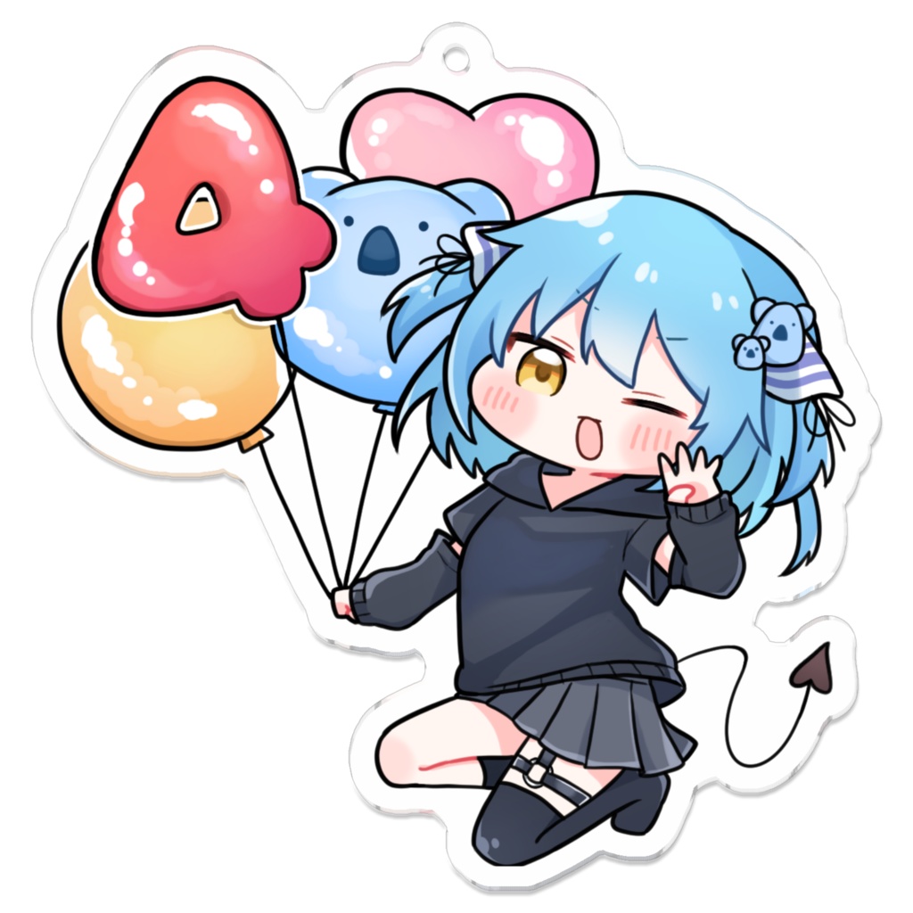 風渚こあ ４周年記念グッズ アクリルキーホルダー①
