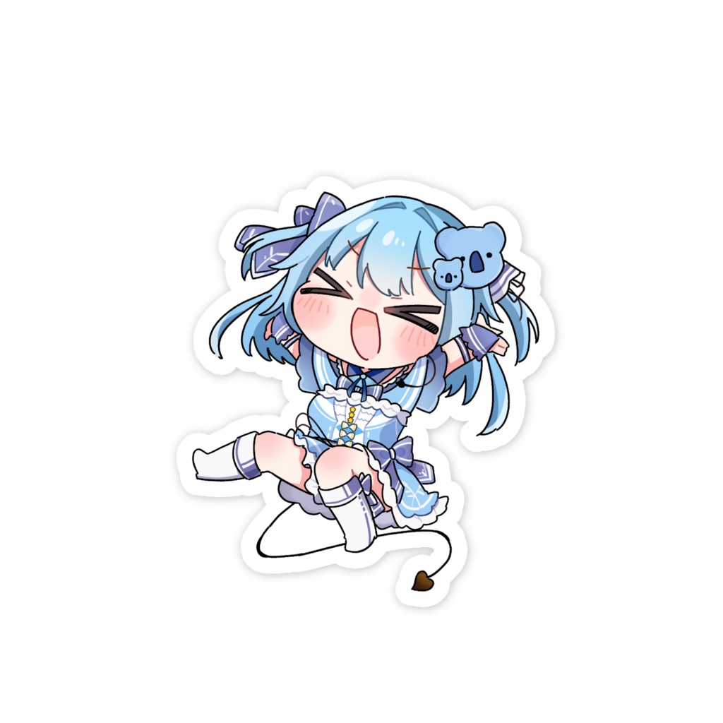 風渚こあステッカー(活動6周年記念)