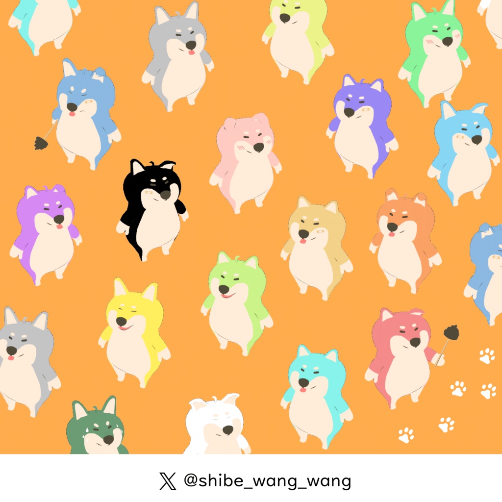 しべ -shibe- 3Dモデル いぬシリーズ【VRChat対応】【Quest対応】【VRM】 #shibe3d