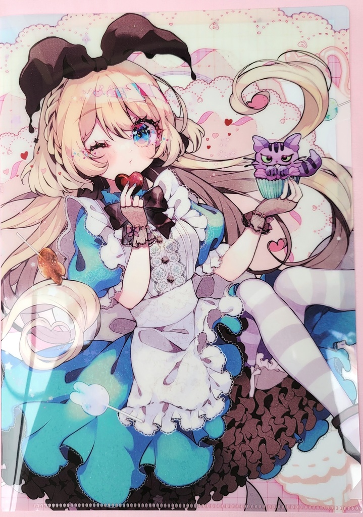 ★完売御礼「両面イラストA4クリアファイル『バレンタインアリス / ゆめかわ🌸桜の精霊さん』」〈再販無し〉