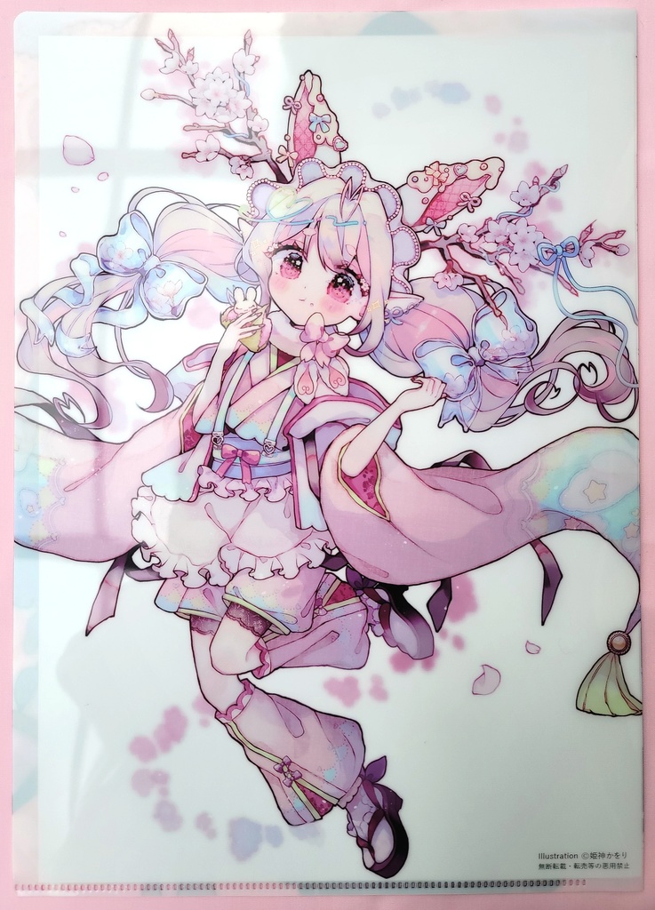 ★完売御礼「両面イラストA4クリアファイル『バレンタインアリス / ゆめかわ🌸桜の精霊さん』」〈再販無し〉