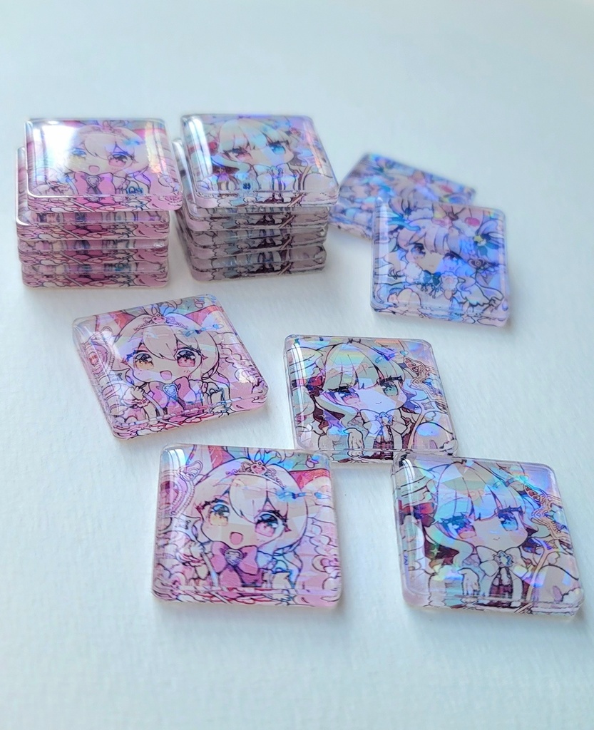【※特典配布終了】ぷっくりホログラムアクリルシール