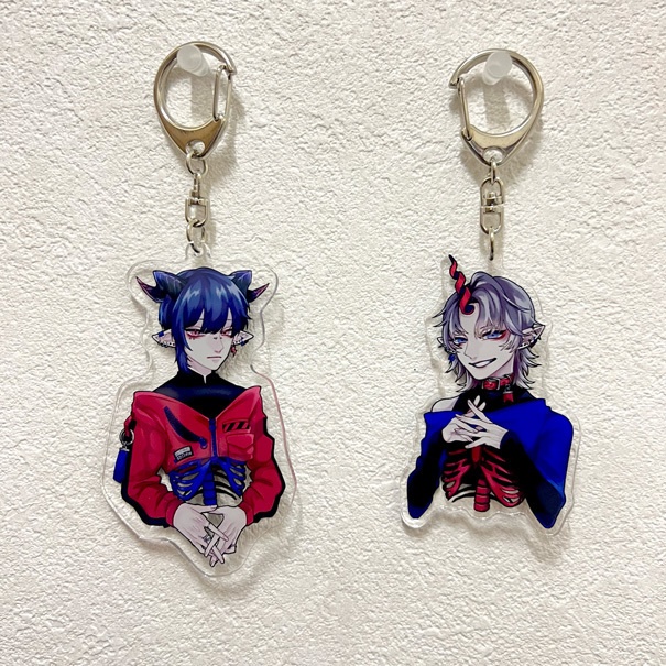 アクリルキーホルダー(バイコーン/ユニコーン)