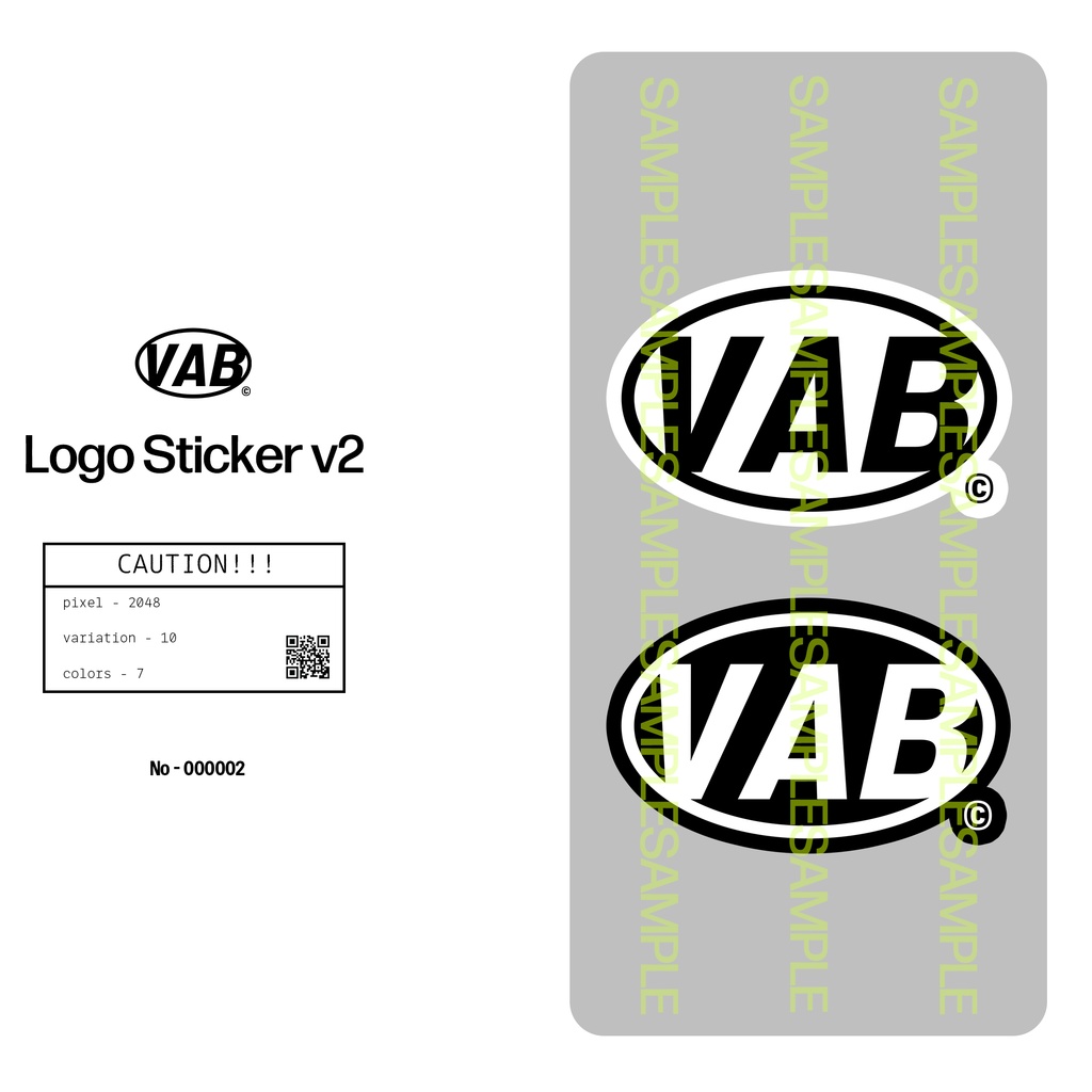 [無料] VAB Logo sticker V2