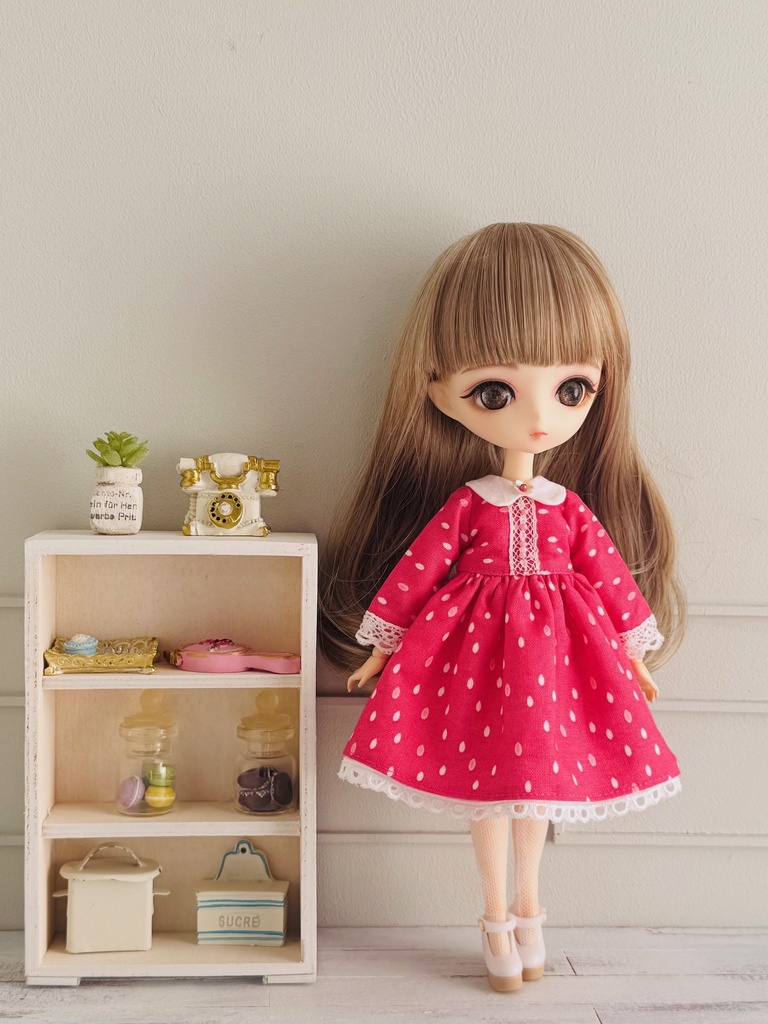 アウトレットワンピース（しずくピンク）