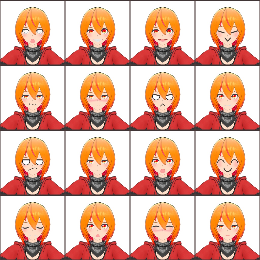 【オリジナル3Dモデル】アンネームドちゃん