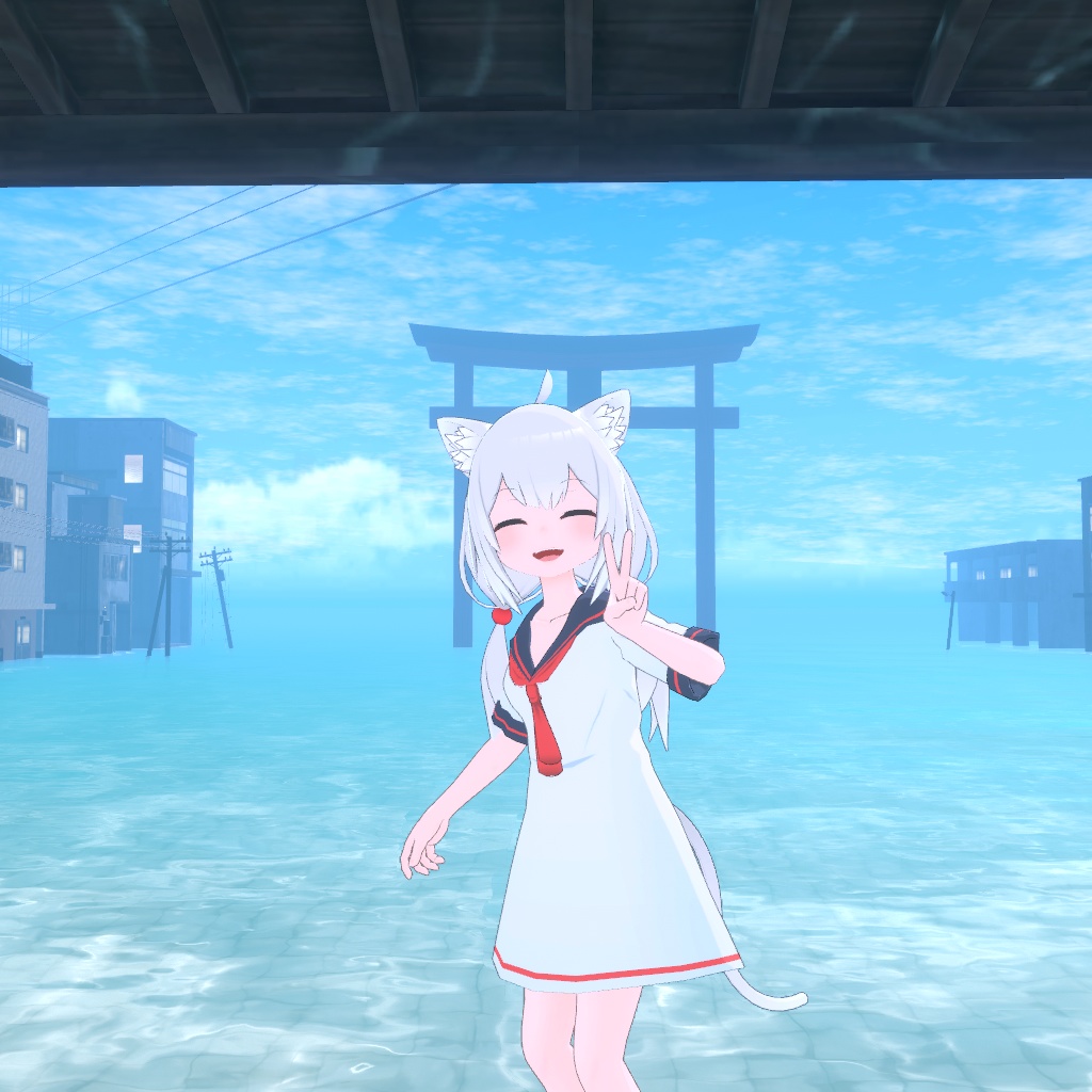 【オリジナル3Dモデル】シロロちゃん