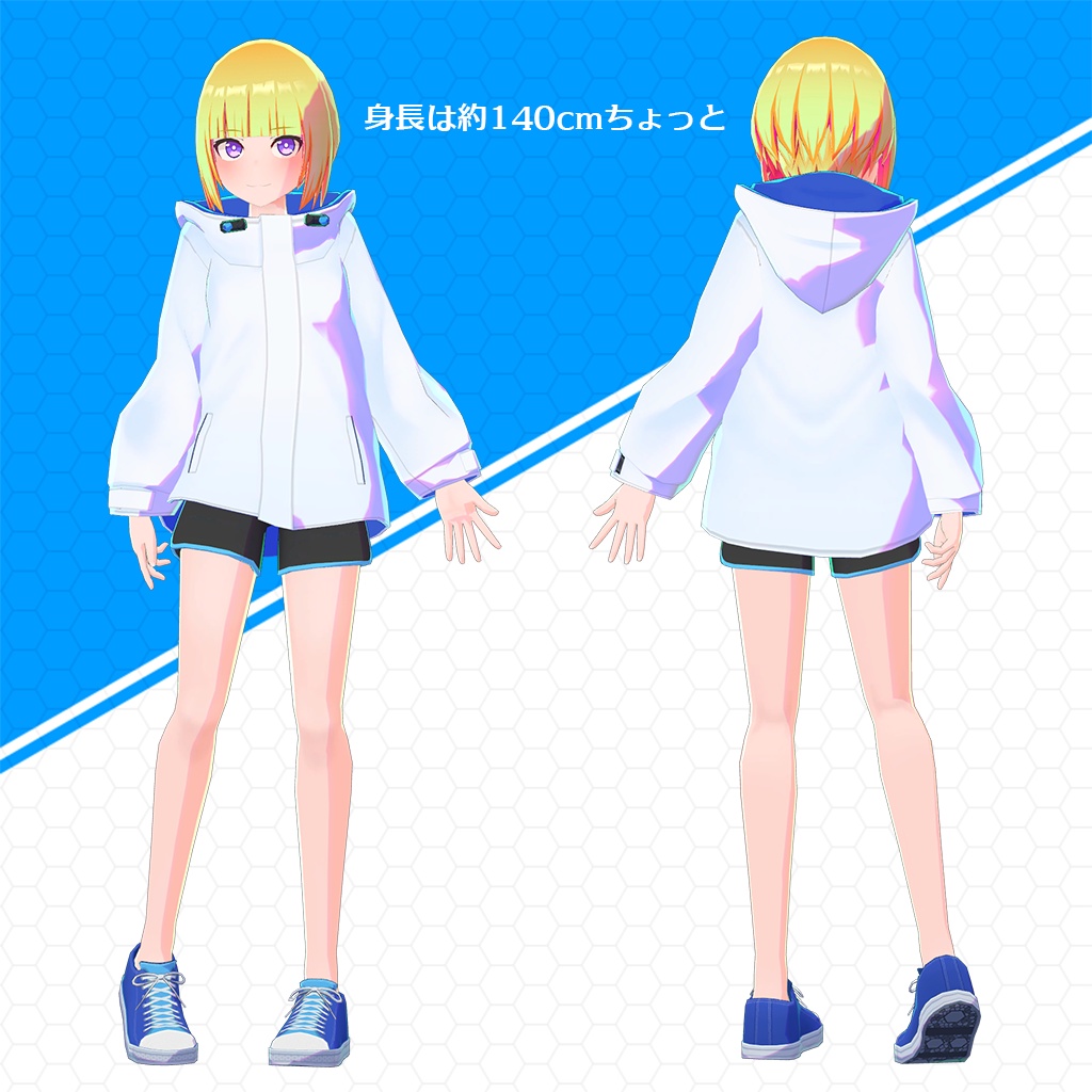 【オリジナル3Dモデル】シトリンちゃん