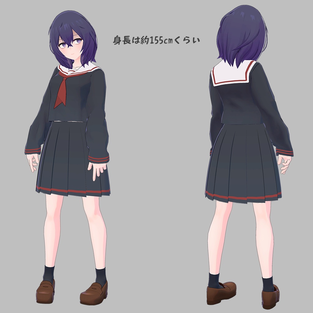 【オリジナル3Dモデル】未称(みあ)ちゃん