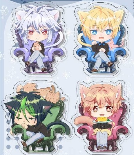 【ゆめくろ】アクリルキーホルダー