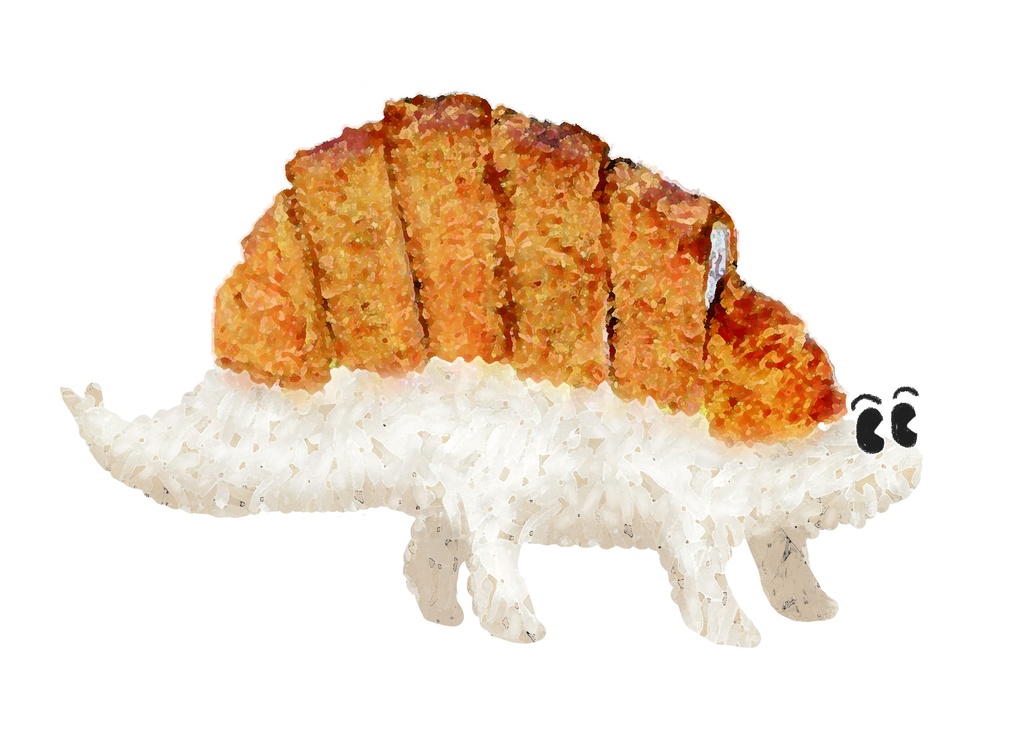 逃げろ!とんかつザウルス