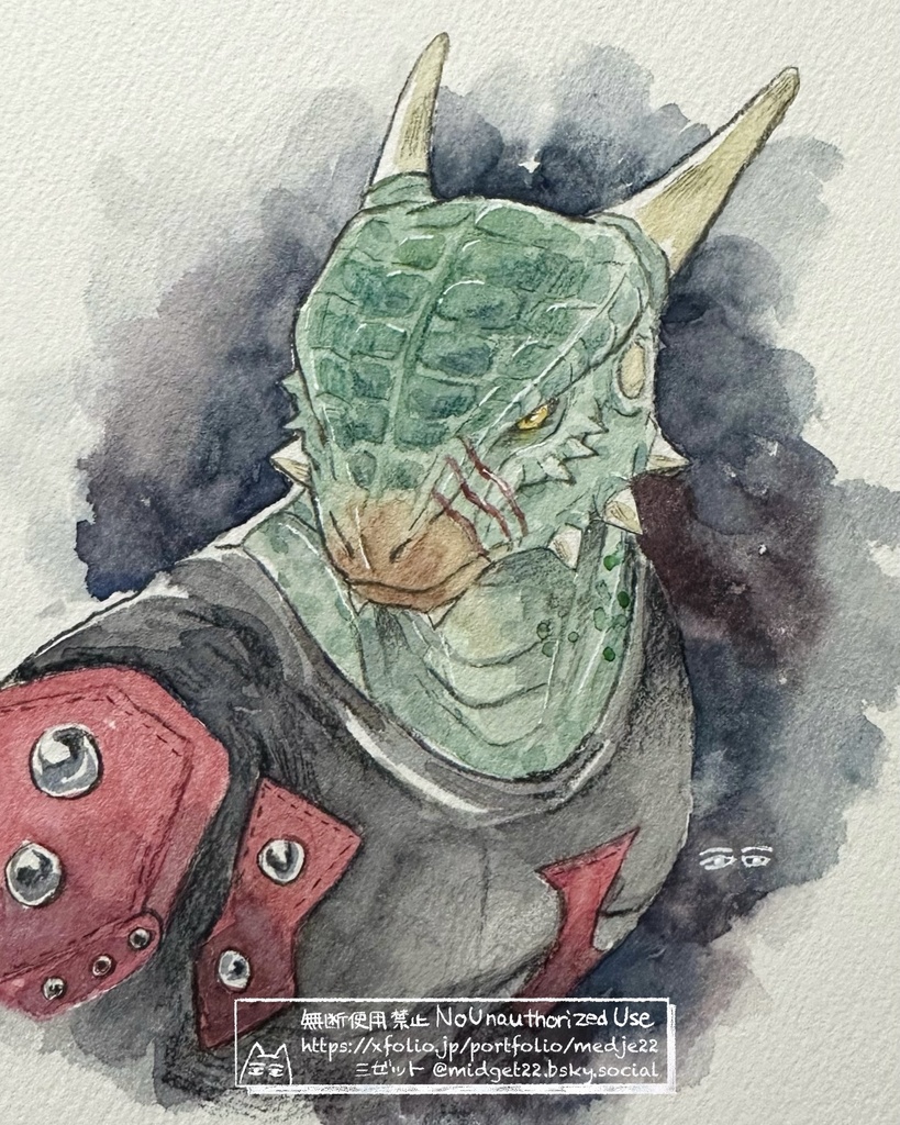 skyrim 二次創作 原画 ヴィーザラ
