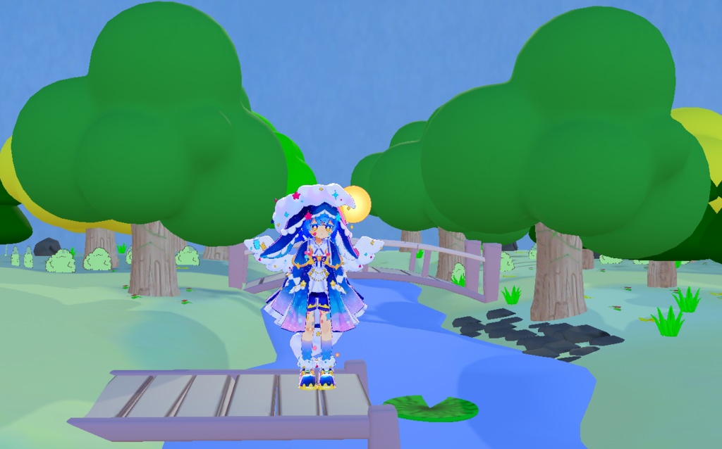 【Warudo】ちいかわ風 3D背景 - Chiikawa Inspired Stylized Room (Optimized)
