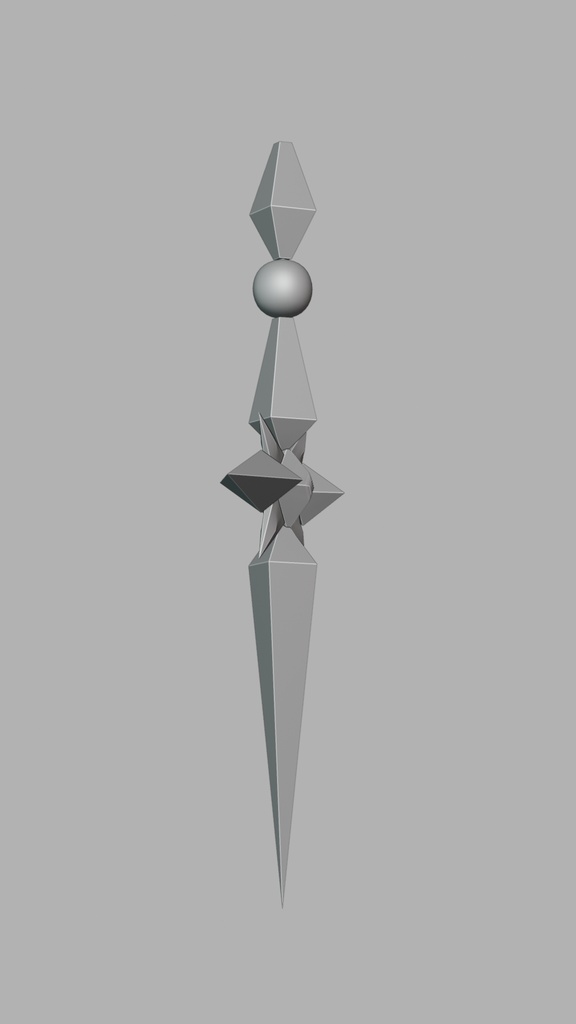 【原神 / Genshin Impact】女皇 (Tsaritsa) イヤリング 3Dプリント用STLデータ / Cosplay Earring 3D Model