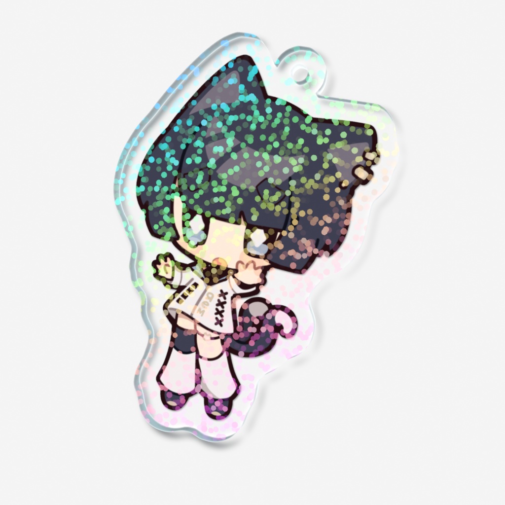 又多尾レムホログラムキーホルダー